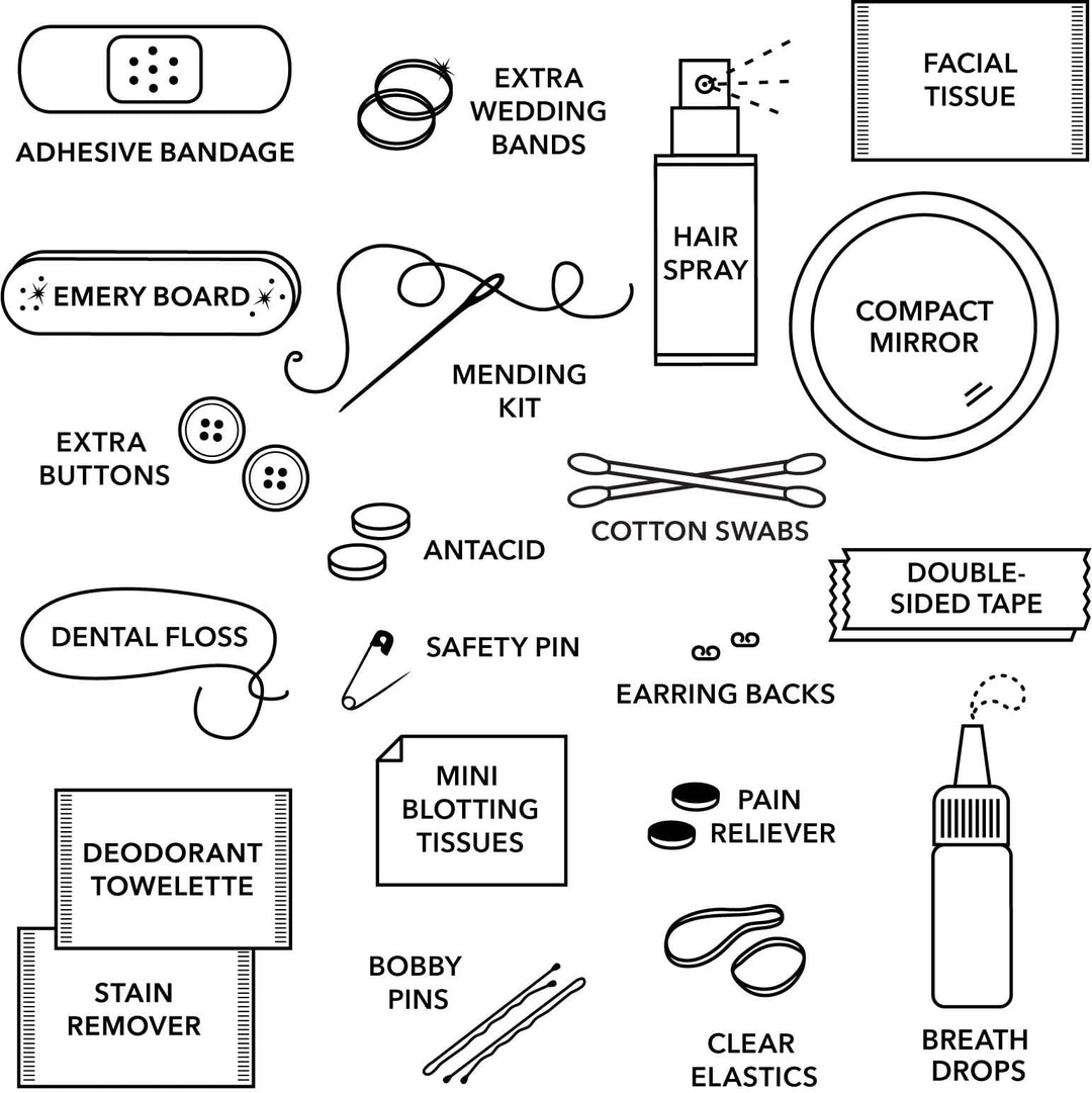 Velvet Minimergency Kits for Brides - Small Batch Specialty Gifts