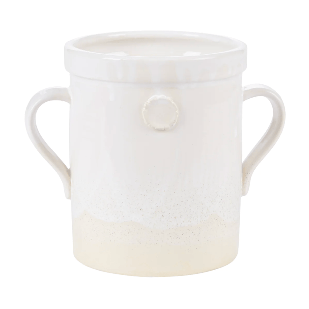 White Handthrown Crock - Small Batch Specialty Gifts