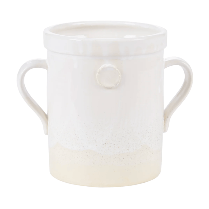 White Handthrown Crock - Small Batch Specialty Gifts