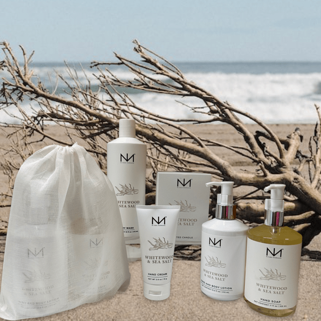 Whitewood & Sea Salt Travel Hand Cream - Small Batch Specialty Gifts