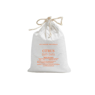 Citrus Bath Salts In Drawstring Bag