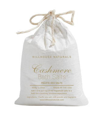 Cashmere Bath Salt In Drawstring Bag