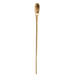 Brass Cocktail Spoon 9"