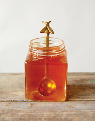 This sweet little bee spoon looks so special in your favorite jar of honey!  5"  