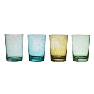 These little glasses are great for your favorite juice or cocktail.  They add a lovely pop of color to your kitchen or bar and are dishwasher safe!  Raleigh NC New Bern NC