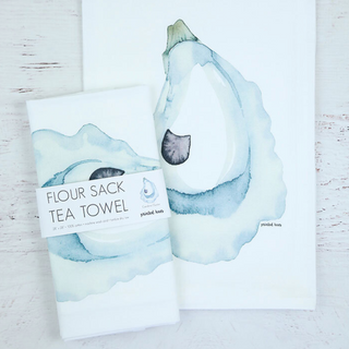 These beautiful, flour sack tea towels are hand made by a Wilmington, NC artist and printed with chart-worthy renderings of the North Carolina's Coastline.   • 100% cotton • 28x28 inches • pre-washed • hanging loop