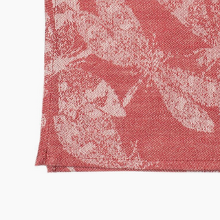 Linen Tea Towel in dragonfly pattern