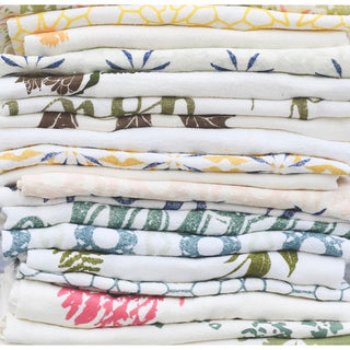 Organic Cotton flour sack towels printed with designs from nature.  Available at Small Batch Graphics + Goods.  New Bern, NC>