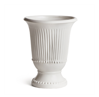 A real statement piece. The Mirabelle Beaded Vase is made in classic Italian style. 8" x 8" x 10" 