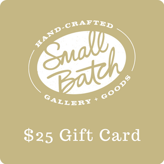 Gift card to use at Small Batch Gallery + Goods in New Bern NC
