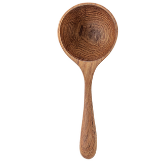 Kitchen utensils made of teak wood are resistant to heat and moisture. This teak wood spoon is the smart choice for cooking and serving needs. Not only is it practical but a beautiful piece for displaying in a crock or on a shelf.
