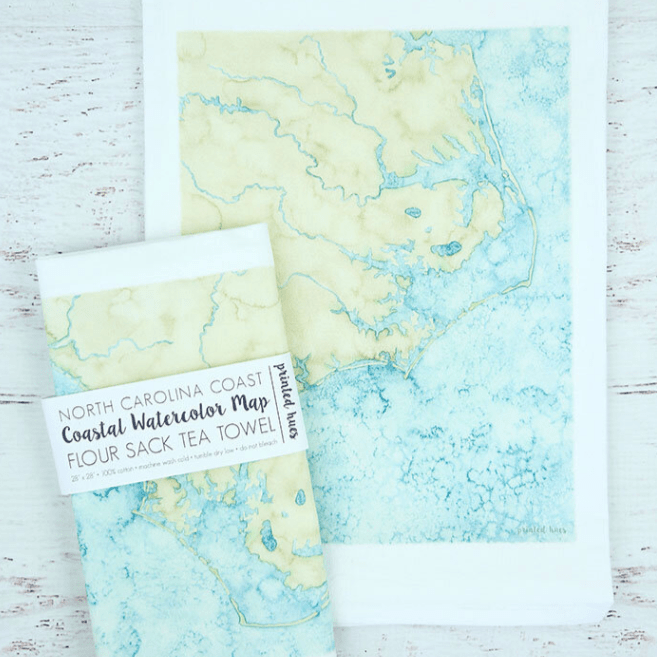Coastal Flour Sack Towel - Small Batch Specialty Gifts
