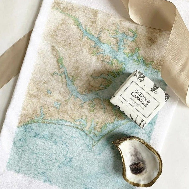 Coastal Flour Sack Towel - Small Batch Specialty Gifts