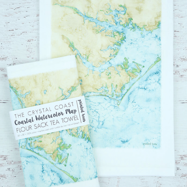 Coastal Flour Sack Towel - Small Batch Specialty Gifts