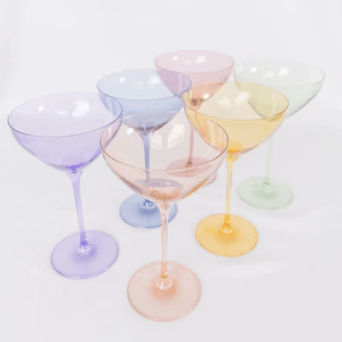 Estelle Martini Glass, S/6