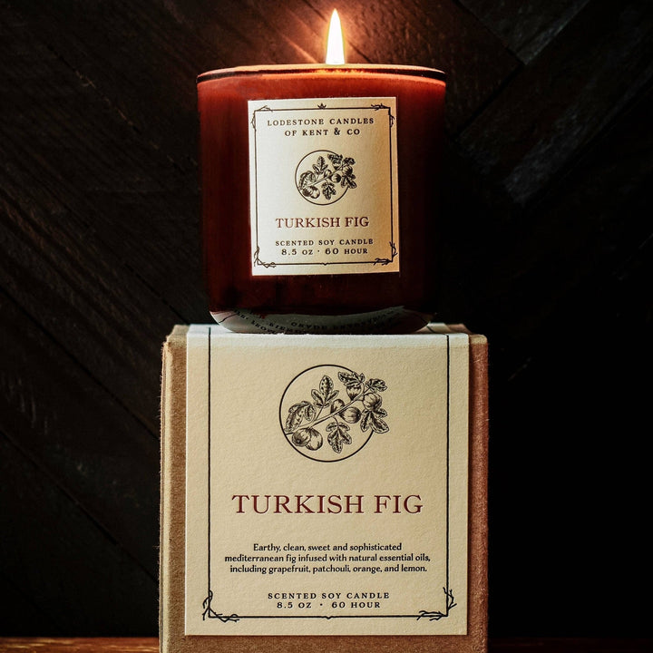 Lodestone Turkish Fig - Luxury Soy Candle - Small Batch Specialty Gifts