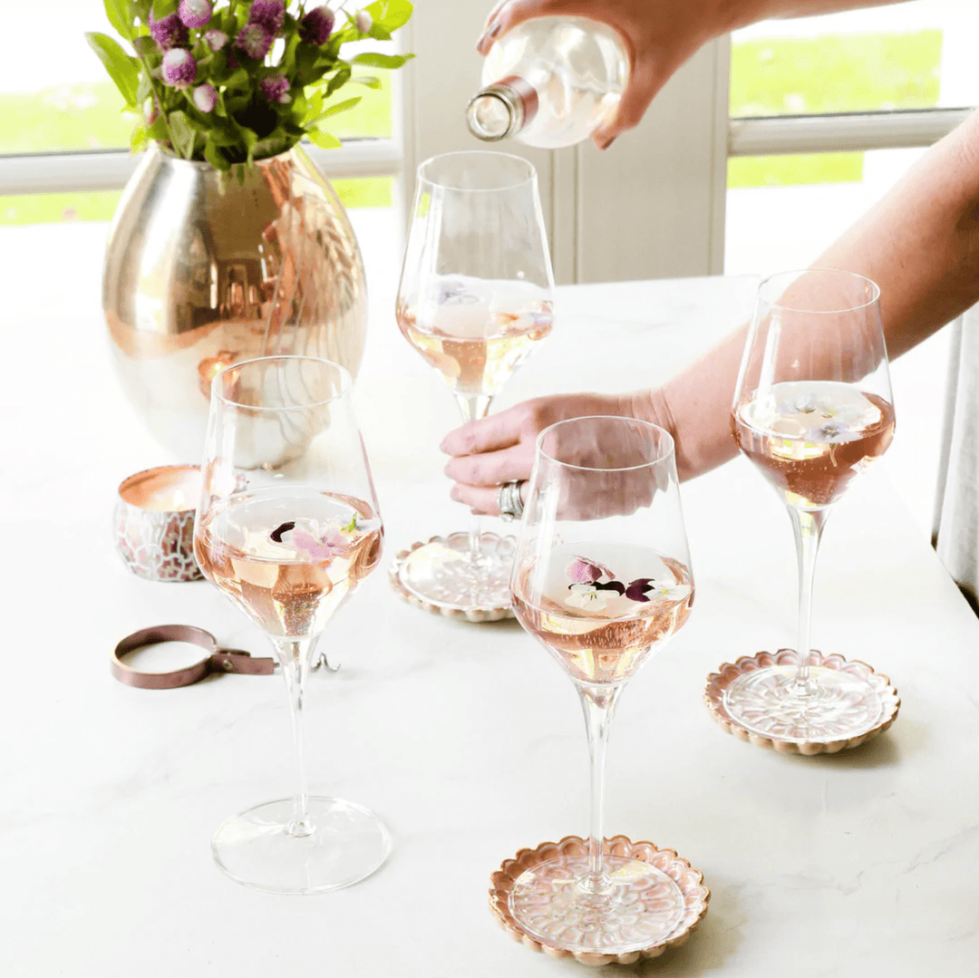 Vietri Contessa Wine Glass - Small Batch Specialty Gifts